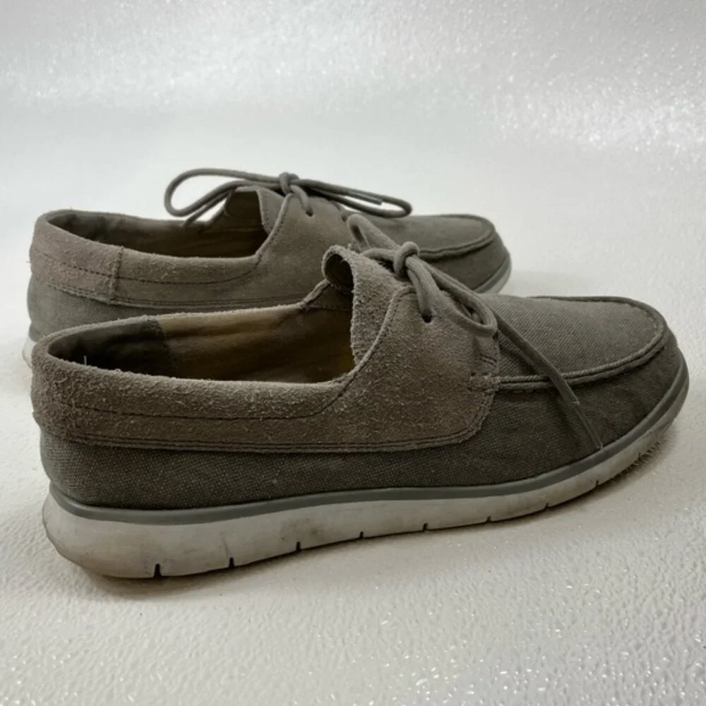 UGG S/N 1006693 Australia Mens Canvas Suede Shoes Insulated Insole Size 9.5